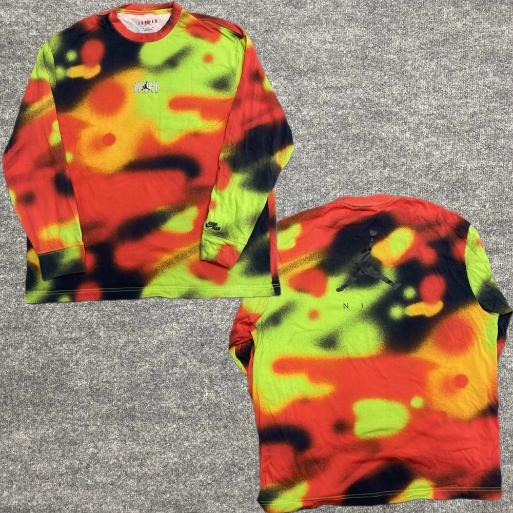 Nike Jumpman Jordan Flight MVP 85 Long Sleeve Tee Size X-Large